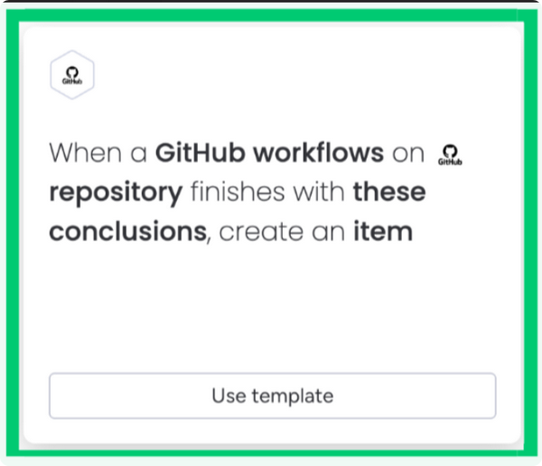 Monday com update - GitHub Actions Integration 